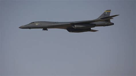 B-1 bomber crashes at South Dakota Air Force base, crew ejects safely